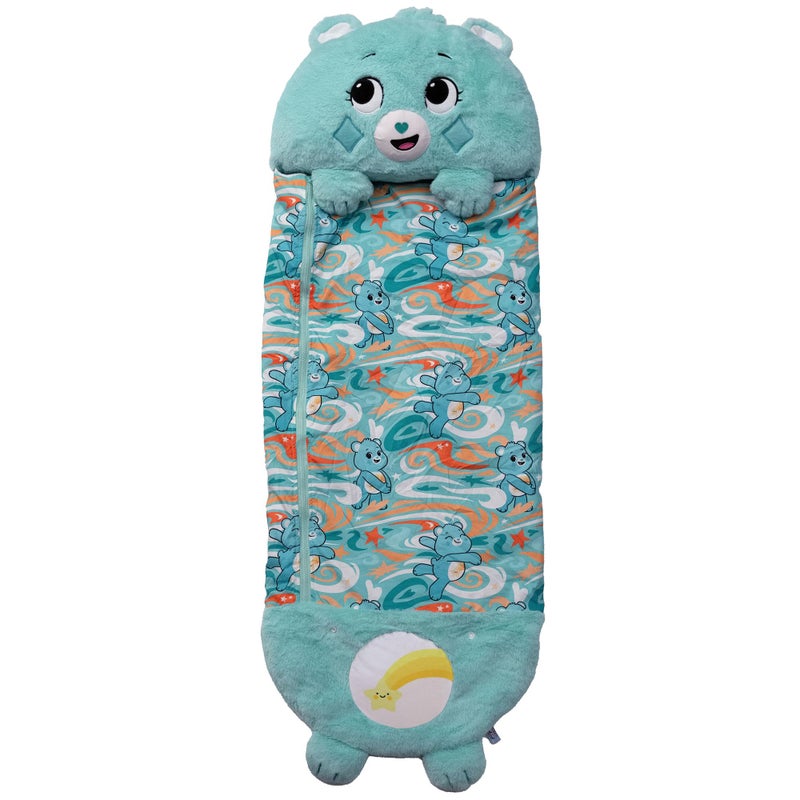 Happy Nappers Care Bears Sleep Sack Large Wish Bear 66 x 30 2in1 Plush Character Opens Into Sleeping Bag Soft Nap Play Animal Kids 3 - Image 3