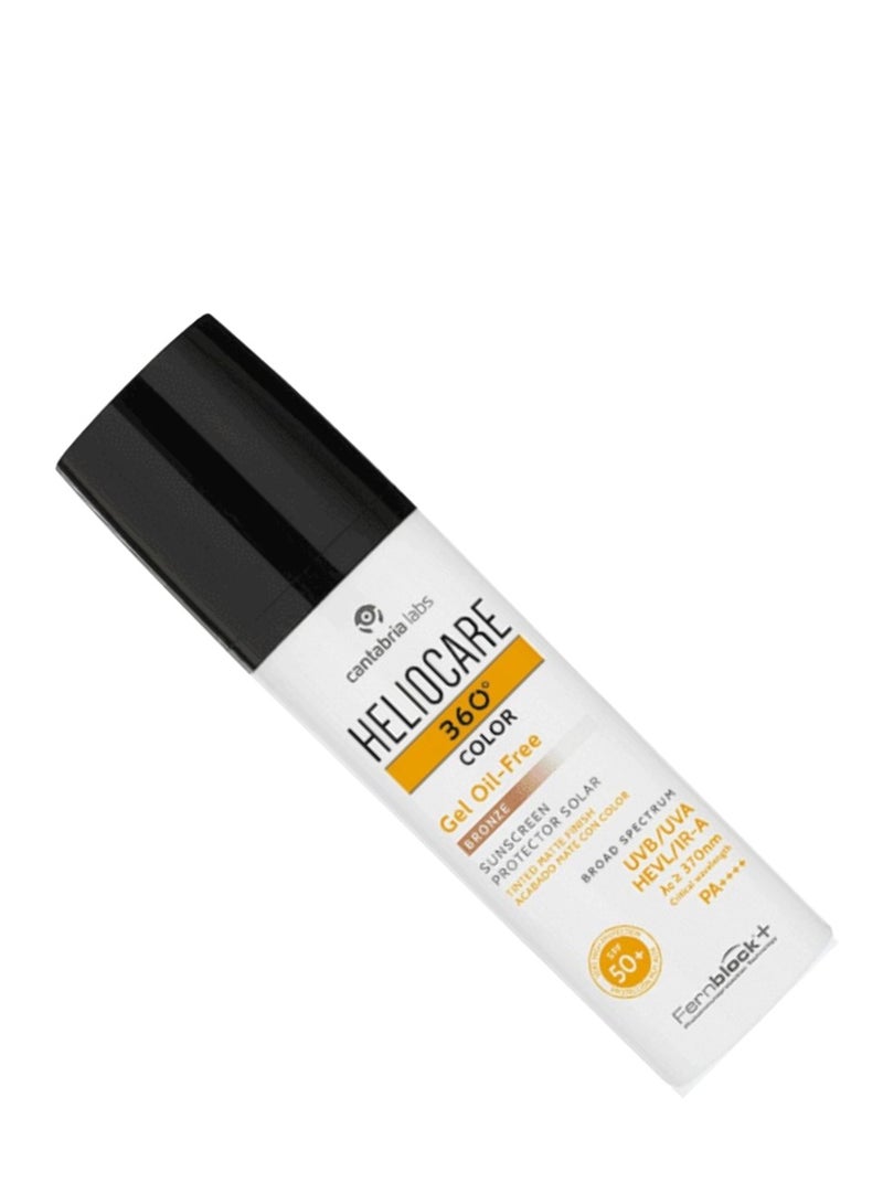Heliocare 360º Gel Oil-Free SPF50+ Color with Mattifying Action Bronze 50ml - Image 4