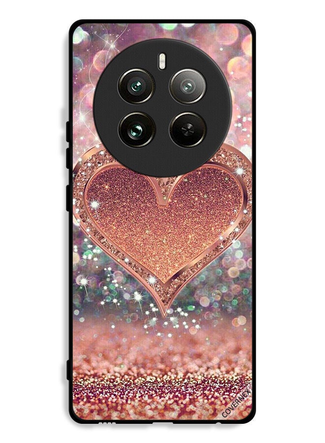 Covernex Realme 12 Pro Plus 5G Protective Case Cover Glitter Heart - Image 1