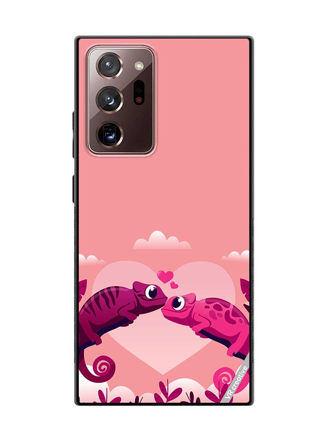 VR CREATIVE Protective Case Cover For Samsung Galaxy Note20 Ultra 5G Love Chameleons Design Multicolour - Image 1