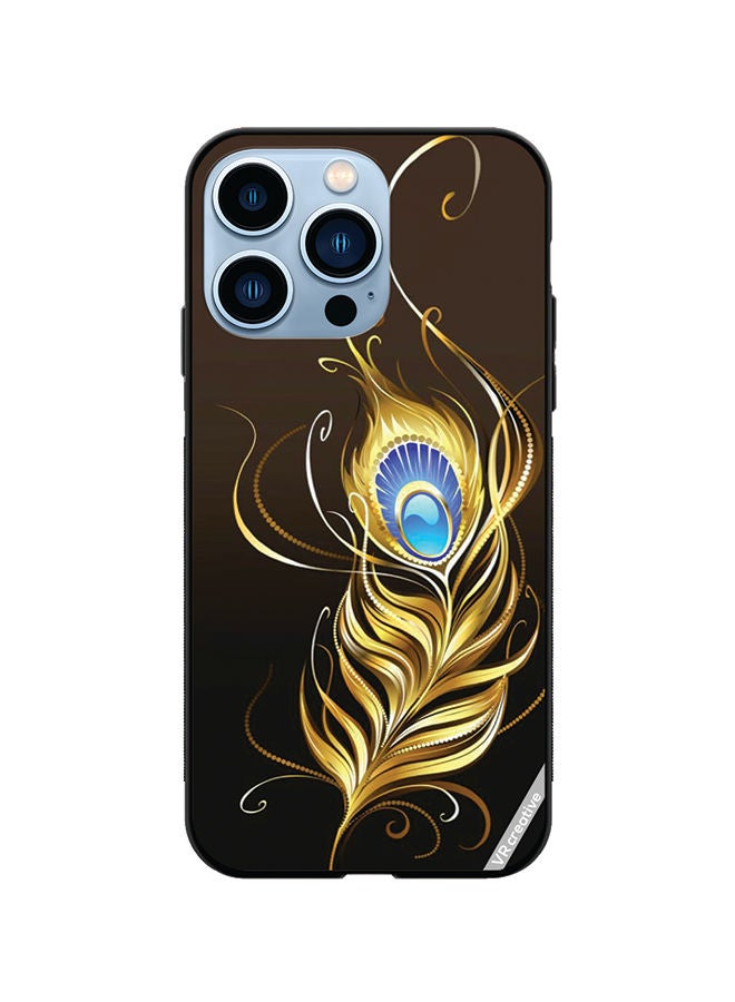 VR CREATIVE Protective Case Cover For Apple iPhone 14 Pro Max Feather Design Multicolour - Image 1