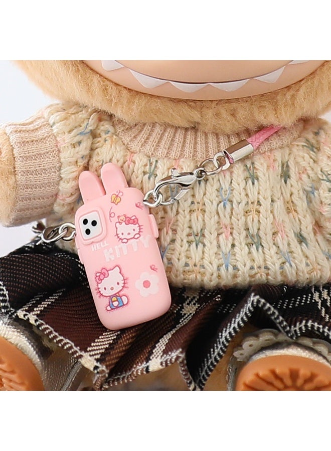 Bukela 17cm Doll Clothes Set (No Doll), 5 Pieces Dress Outfit Set for 6.7inch Doll Suit, Fashion Chic Hat & Clothes Accessories for 1st/2nd/3rd Gen Doll Play & Display Brown - Image 3