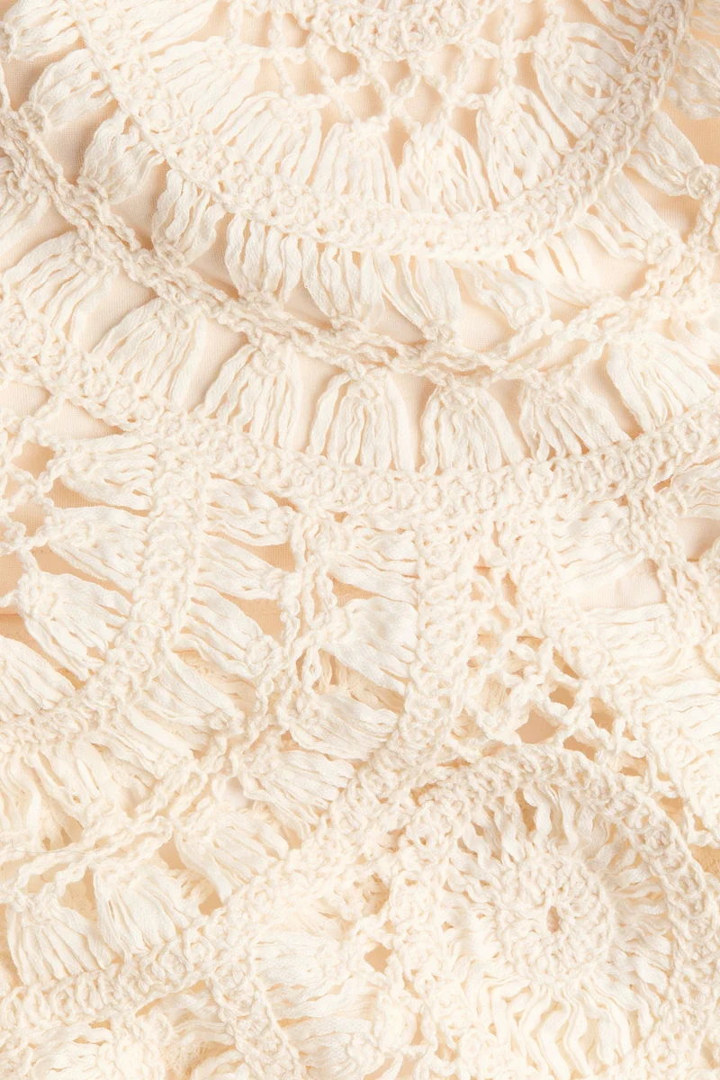 H&M Crochet-look bermuda shorts