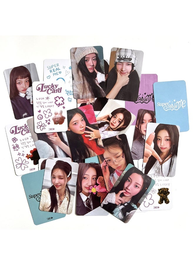 NIBEMINENT 5 Pcs Kpop ILLIT - YUNAH Super Real Me Cards Card For Fans Collection Gifts - Image 2