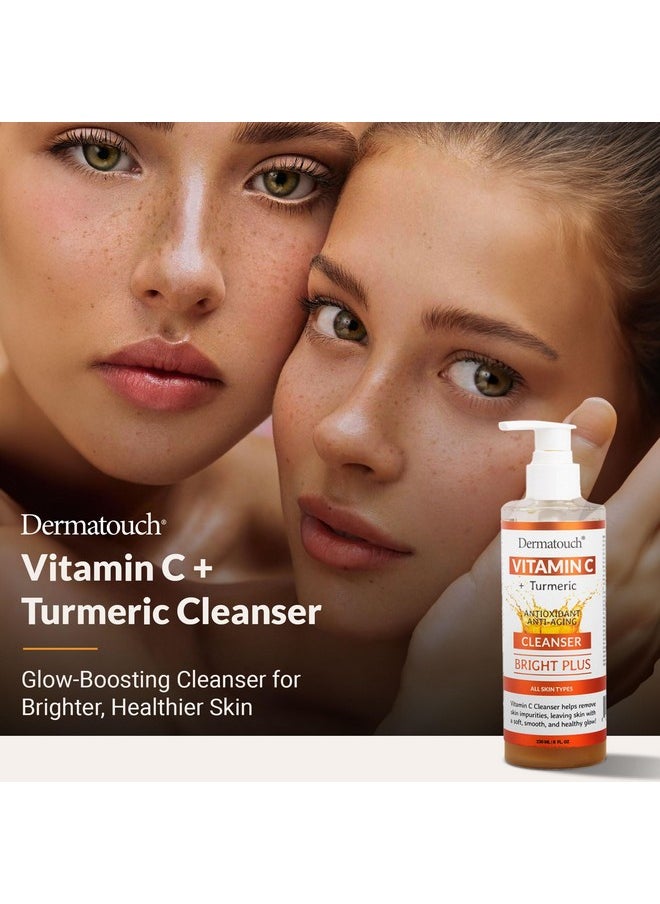 DERMATOUCH DERMATOUCH Vitamin C + Turmeric Cleanser, 8 fl oz - Made in America  - Image 2