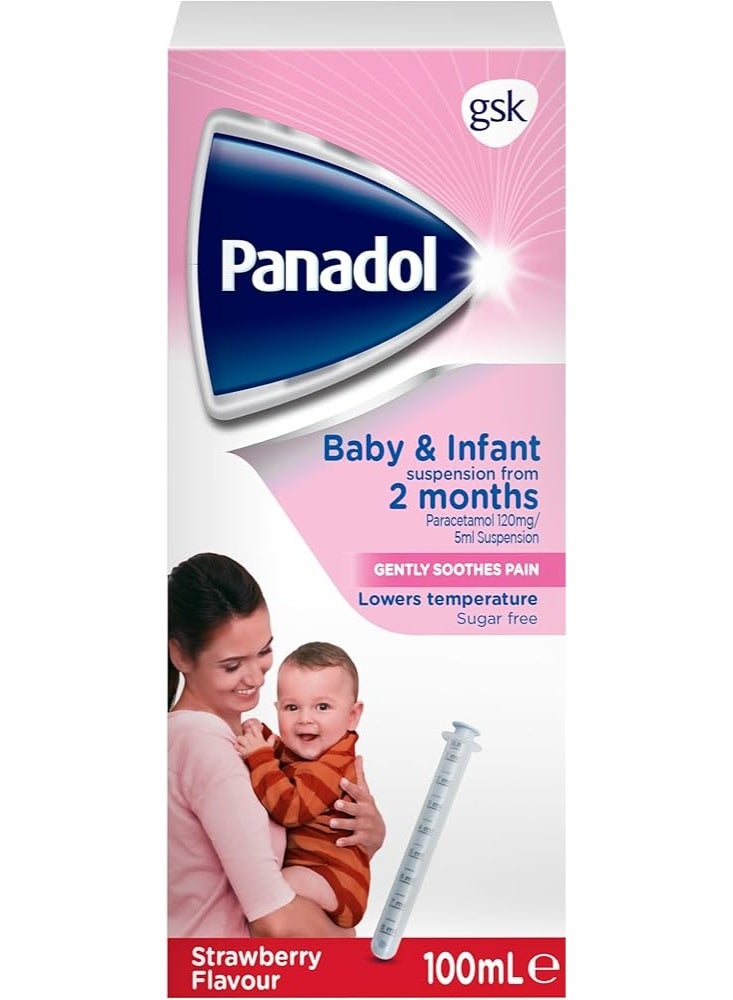 Panadol Baby & Infant Syrup 100ml (Gentle Relief for Babies & Infants)