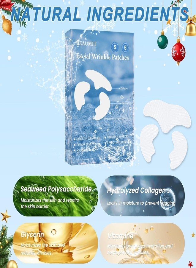 Tripsky Forehead Wrinkle Patches, Smile Line Patches, Wrinkle Patches Overnight Smoothing Facial Wrinkle Patch, Lift Lines for Women & Men (White - Image 2