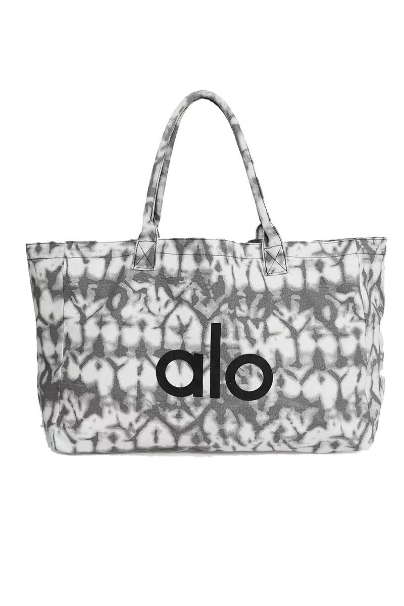alo Alo yoga handbag, canvas camouflage bag, large-capacity hand-held yoga, casual outdoor sports, single-shoulder fitness bag, tote bag  - Image 1
