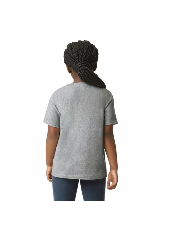 Gildan Youth Ultra Cotton T-Shirt, Style G2000B, 2-Pack, Sport Grey, Medium - Image 4