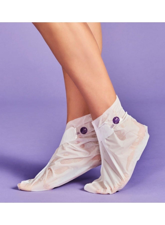 MBeauty Exfoliating Magic Foot Socks, Single Use 1 Pair Moisturizing Socks, Softens & Removes Dead Calluses - pack of 1 - Image 2