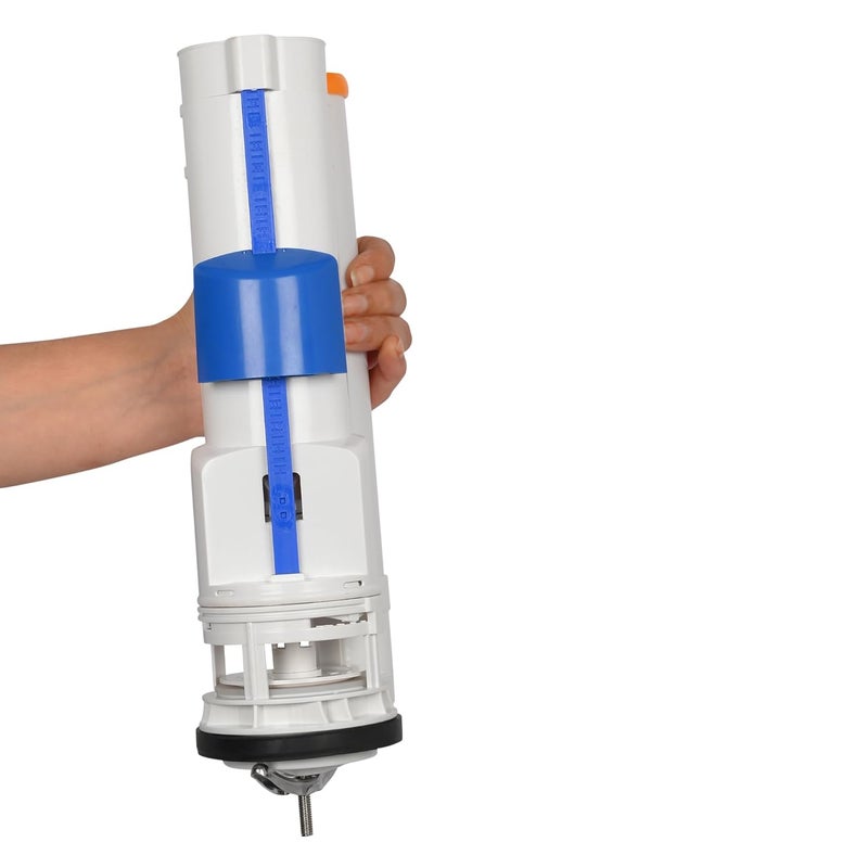 Prem's صمام بلاستيكي مزدوج التدفق 10 بوصة من بريم - تركيب خزان دفع دفع (1 قطعة) لنظام المرحاض المثبت على الأرض - Image 3