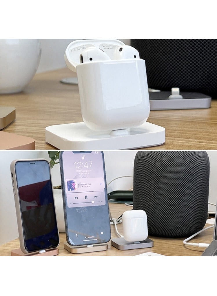 Rubik Lightening USB Charging Dock Mount Stand Station Cradle For Apple iphone (Rose Gold)  - Image 4