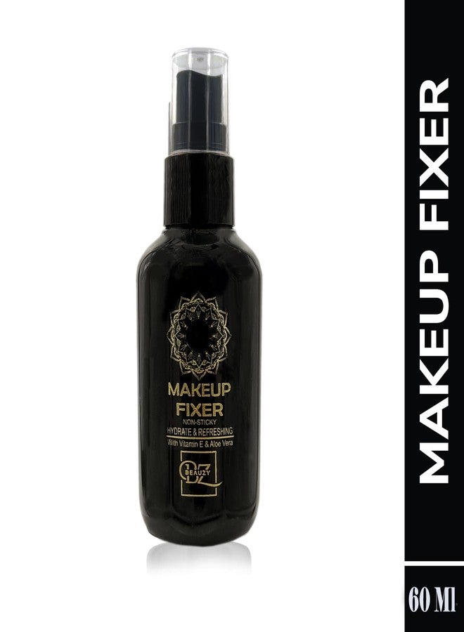 Beauzy Makeup Fixer Natural | Natural Dewy Finish | With Vitamin E and Aloe Vera | Long-Lasting | Hydrating & Refreshing Setting Spray | 60 ml - Image 2