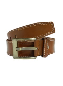 LAVERI LEATHER GENUINE LEATHER 45 MM CASUAL JEANCE BELT FOR MENS IN TAN  - Image 1