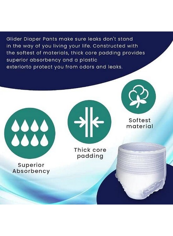 GLIDER GLIDER Pull Up Pants Adult Diapers L 20 Pcs,Maximum Absorbency with Overnight Protection for Active Men and Women (60-140cm | 23-55 inches) - Image 5