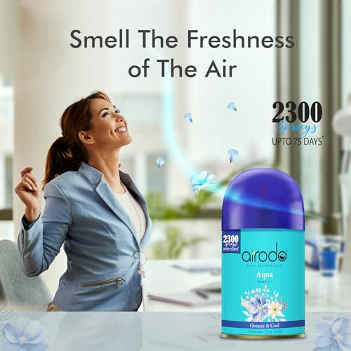 Airodo Automatic Room Fresheners Refill Air Matic Boost Home Fragrance with 2300 Sprays Each Bottle Aqua Pack of 1 - Image 5