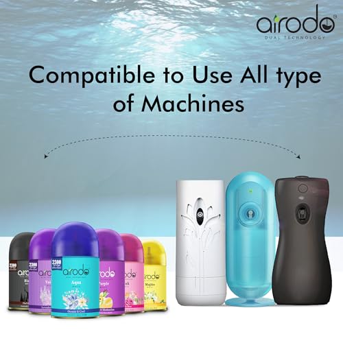 Airodo Automatic Room Fresheners Refill Air Matic Boost Home Fragrance with 2300 Sprays Each Bottle Aqua Pack of 1 - Image 4