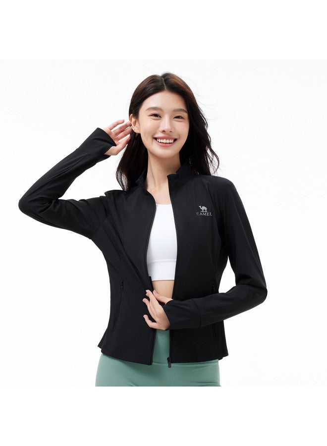 كاميل سترة واقية من الشمس للخارج، ملابس واقية من الأشعة فوق البنفسجية، واقي شمسي رياضي، معطف واقي من الشمس للنساء مريح ومنفس للمواعيد العادية - Image 3