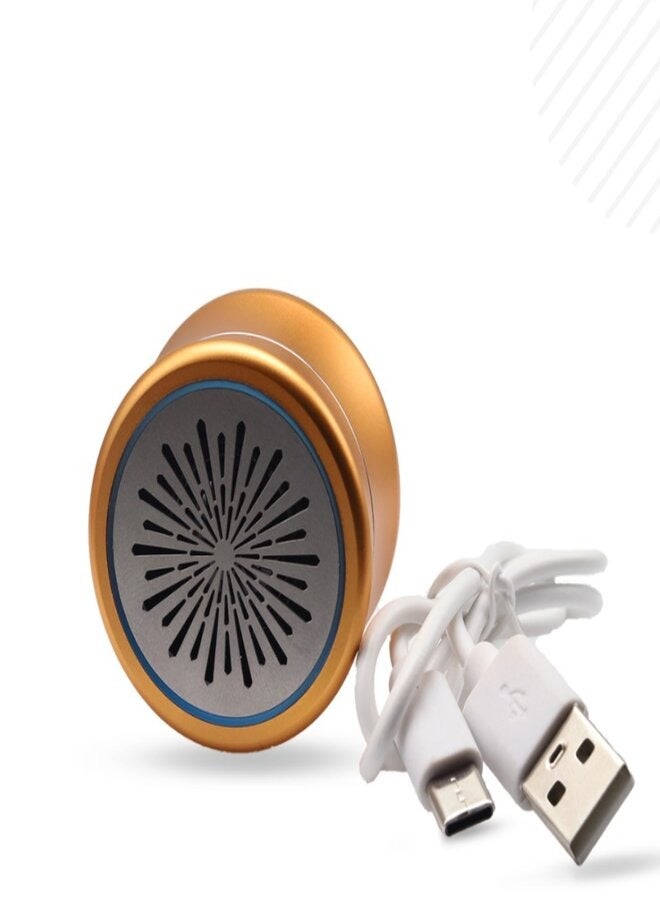 Mini Wireless Bluetooth Bass Speaker Gold - Image 3