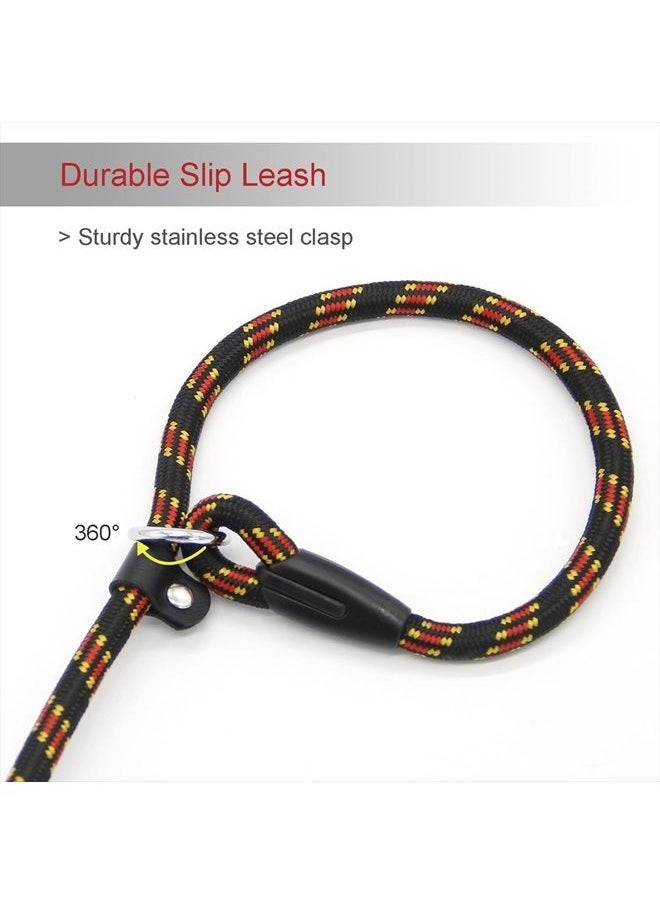 Coolrunner - Durable Dog Slip Rope Leash, 5 FT Dog Training Leash, Strong Slip Lead, Standard Adjustable Pet Slipknot Leash for Small Medium Dogs(10-80 lb) - Image 1