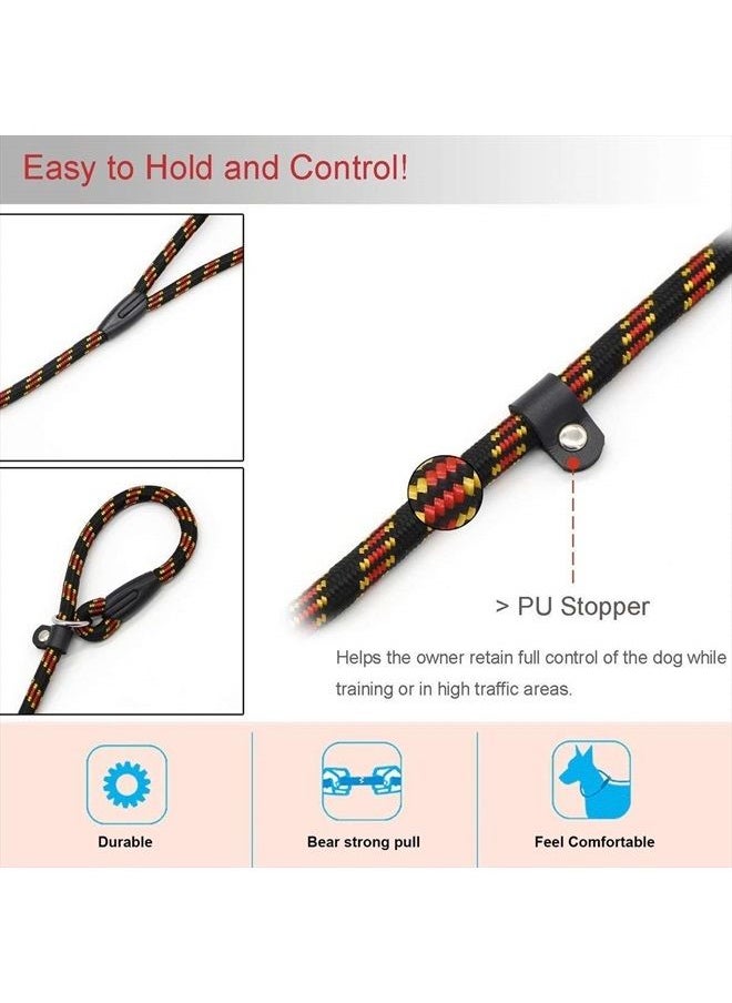 Coolrunner - Durable Dog Slip Rope Leash, 5 FT Dog Training Leash, Strong Slip Lead, Standard Adjustable Pet Slipknot Leash for Small Medium Dogs(10-80 lb) - Image 1