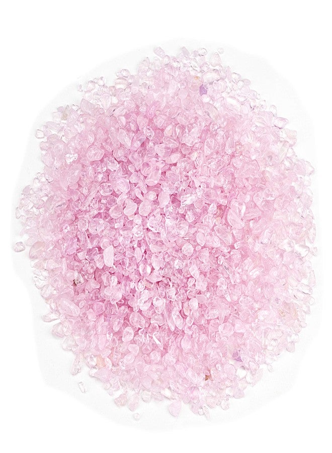 Cherry Tree Collection 1/2 Pound Polished Tumbled Gemstone Chips, Pebbles, Crystal Chips Bulk for Jewelry Making, Healing, Plants, Succulents, Aquariums, Decoration, Chakra (Rose Quartz) - Image 4
