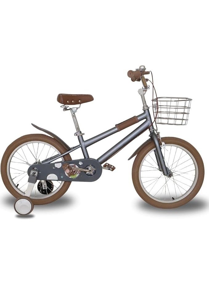 Kids Bicycle with Disc Brakes, Carbon Steel Frame, 14 Inch for Boys and Girls - Image 1