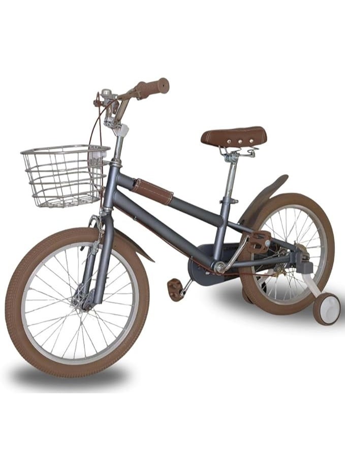 Kids Bicycle with Disc Brakes, Carbon Steel Frame, 14 Inch for Boys and Girls - Image 2