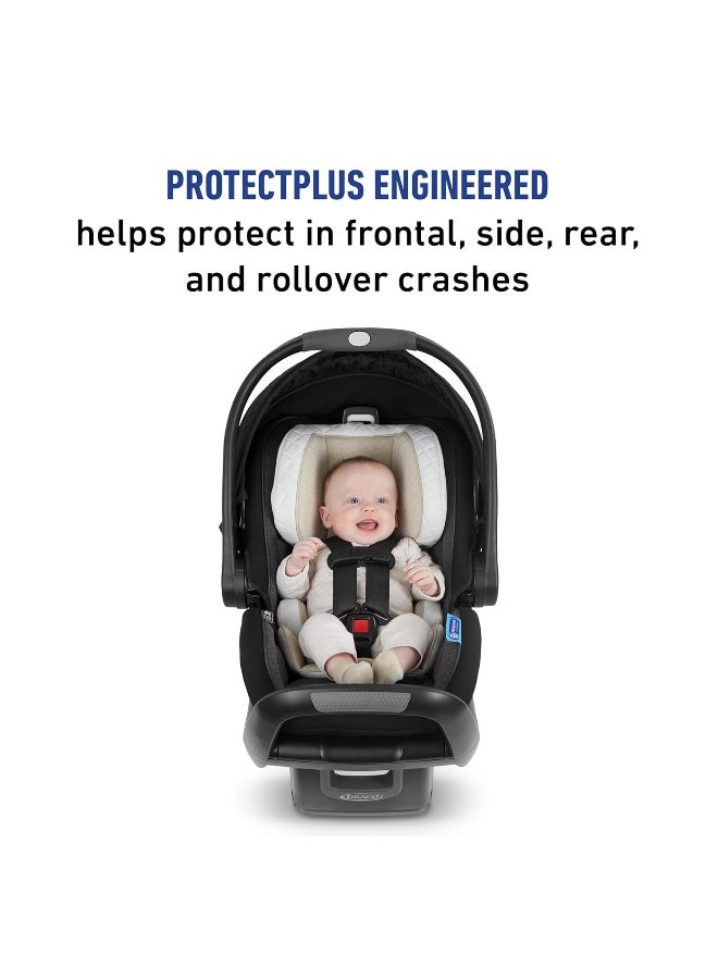 Graco SnugRide SnugFit Elite Infant Car Seat, Anti Rebound Bar for Extra Safety, SnugLock Easy Install, Premium softgood, All-Weather Boot, Baby Car seat, Nico - Image 4