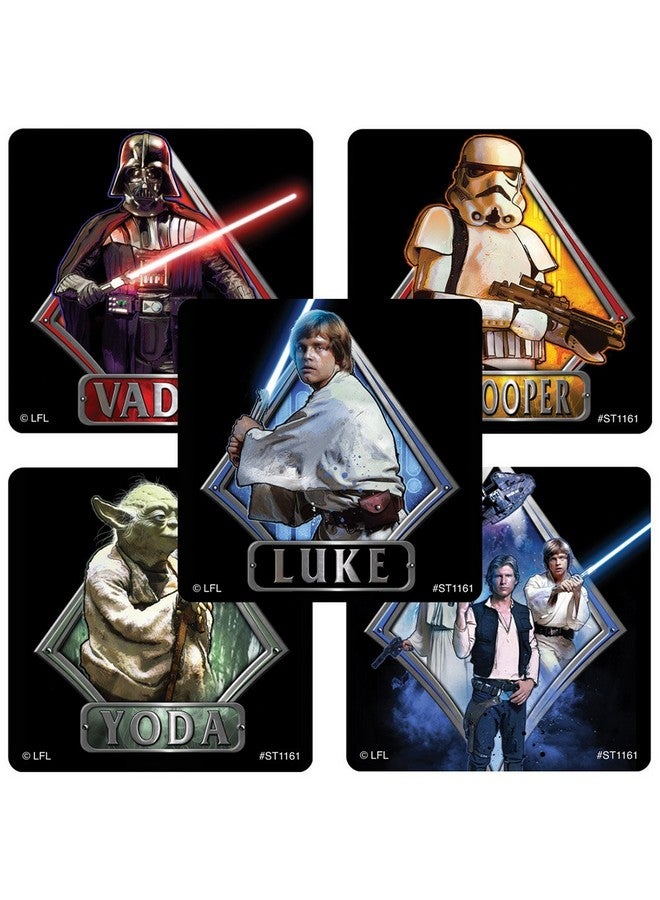 SmileMakers Star Wars Classic Characters Sticker Prizes And Giveaways 100 Per Pack - Image 2