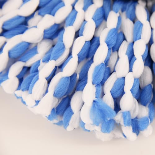 FAMEBIRD 4 Pack Spin Mop Replacement Heads Microfiber Mop Refills Compatible with 2 Tank System Replace Head Safe for Cleaning All Hard-surfaced Floors Includes 1 Extra Mop Replacement Base - Image 3