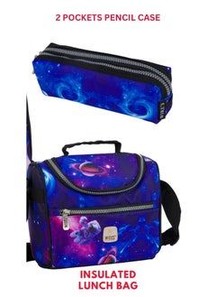 Wires 5 Piece Kids School Trolley Bag laptop compartment Big Wheels With Lunch bag & Pencil Case  - Image 5