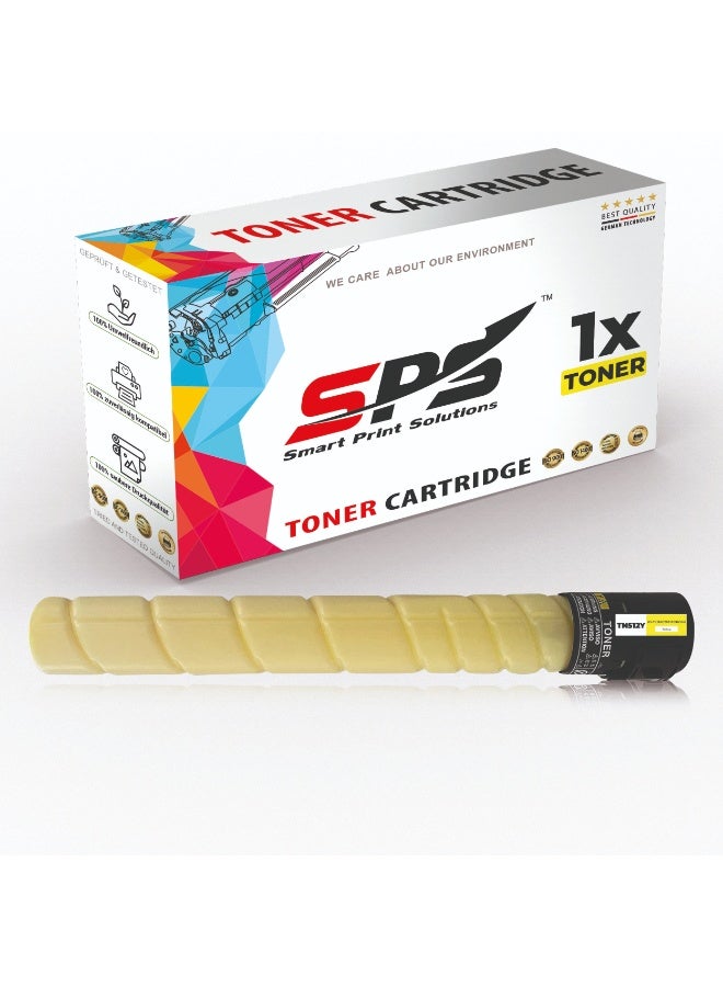 Smart Print Solutions خراطيش حبر متوافقة مع SPS لكونيكا مينولتا - TN-512Y | 1x أصفر | إنتاجية تصل إلى 17,500 صفحة - Image 1