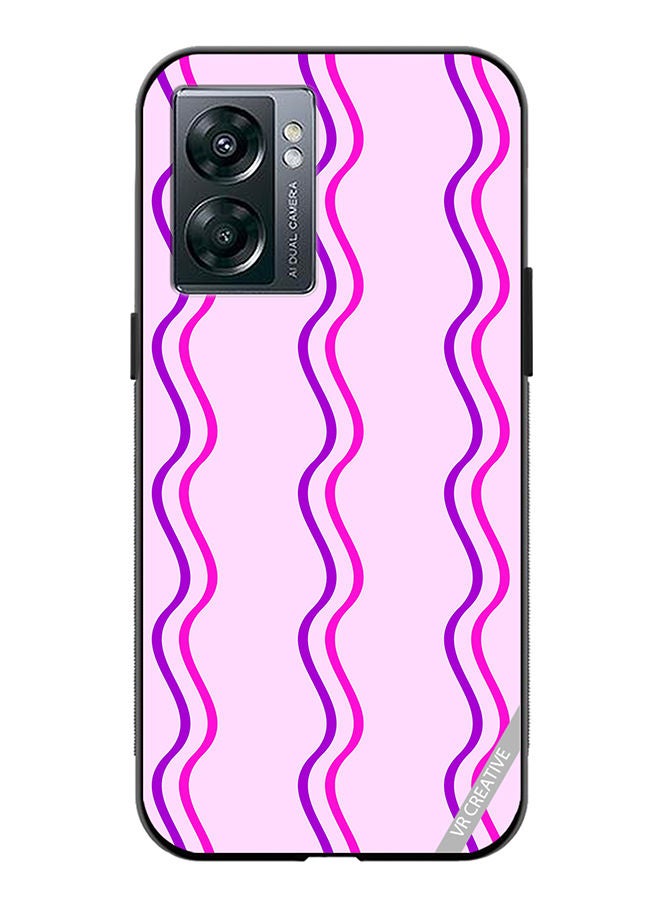 VR CREATIVE Protective Case Cover For OnePlus Nord N300 Strips Design Multicolour - Image 1