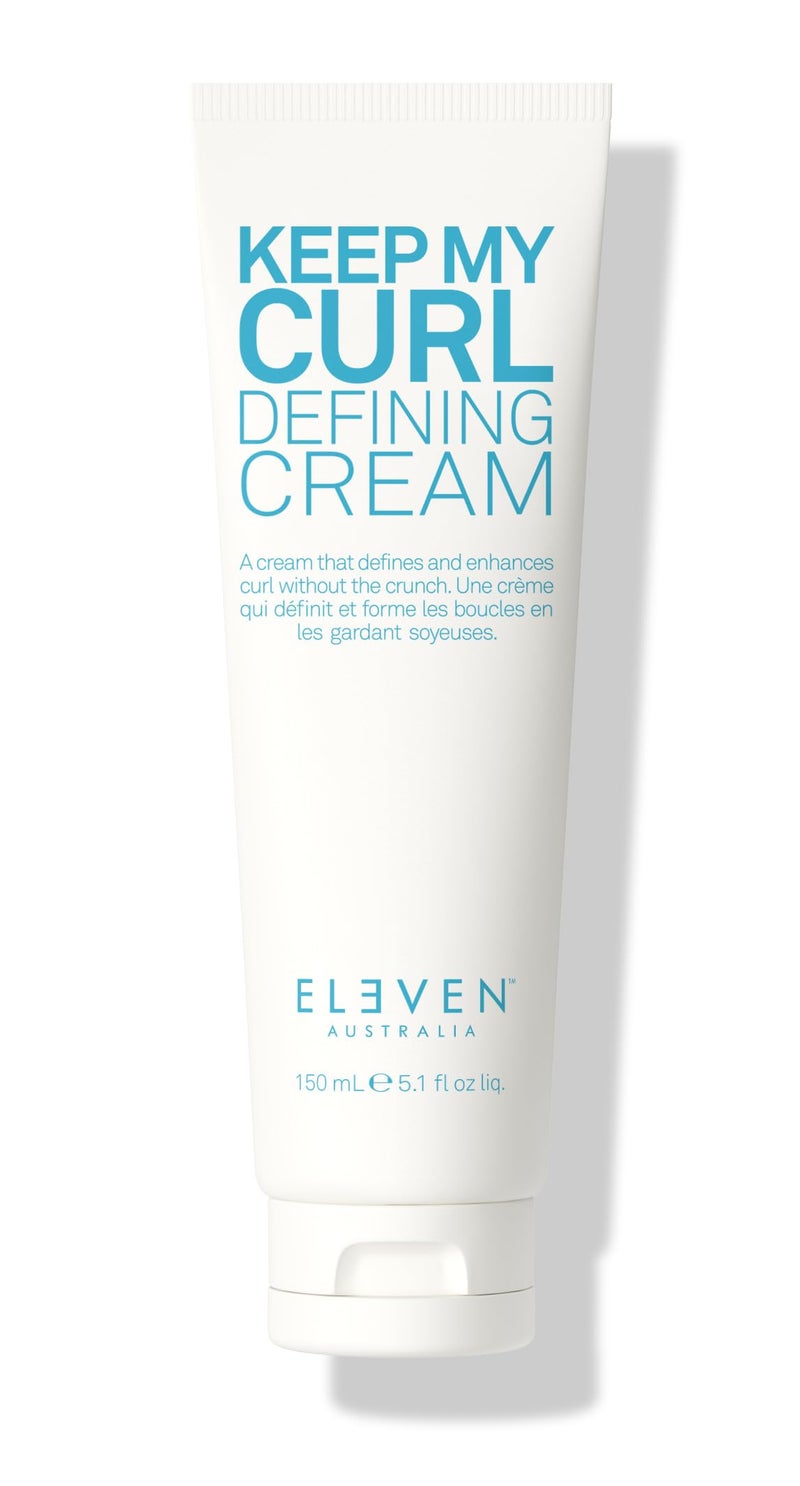 علاج تحديد تجعيد الشعر KEEP MY CURL من ELEVEN AUSTRALIA  كريم خفيف لتجعيد الشعر لتعزيز التجاعيد الطبيعية يقلل من التجاعيد ويضيف حيوية  لمعان تركيبة مرطبة خالية من الكبريتات  خالية من البارابين  51 أونصة سائلة