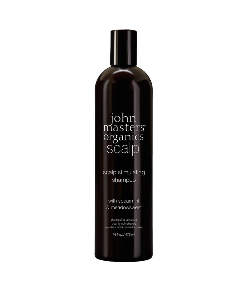 John Masters Organics Scalp Stimulating Shampoo 16 oz | Organic Spearmint & Meadowsweet | 70% Organic Ingredients | Clarifying Shampoo | Improve Scalp Health | Sulfate-free, 16 Fl Oz - Image 1