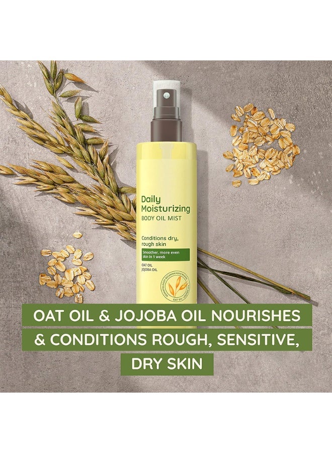 رذاذ زيت ترطيب يومي بدون عطر لبشرة جافة وحساسة مع خلاصة الشوفان وزيت الجوجوبا - 200 مل - Image 3