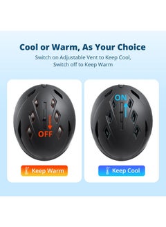 Akaso Ski Helmet For Men And Women, Snowboard Helmet, Snow Sport Helmet, Goggles Compatible, Ski Helmet For Youth  - Image 4