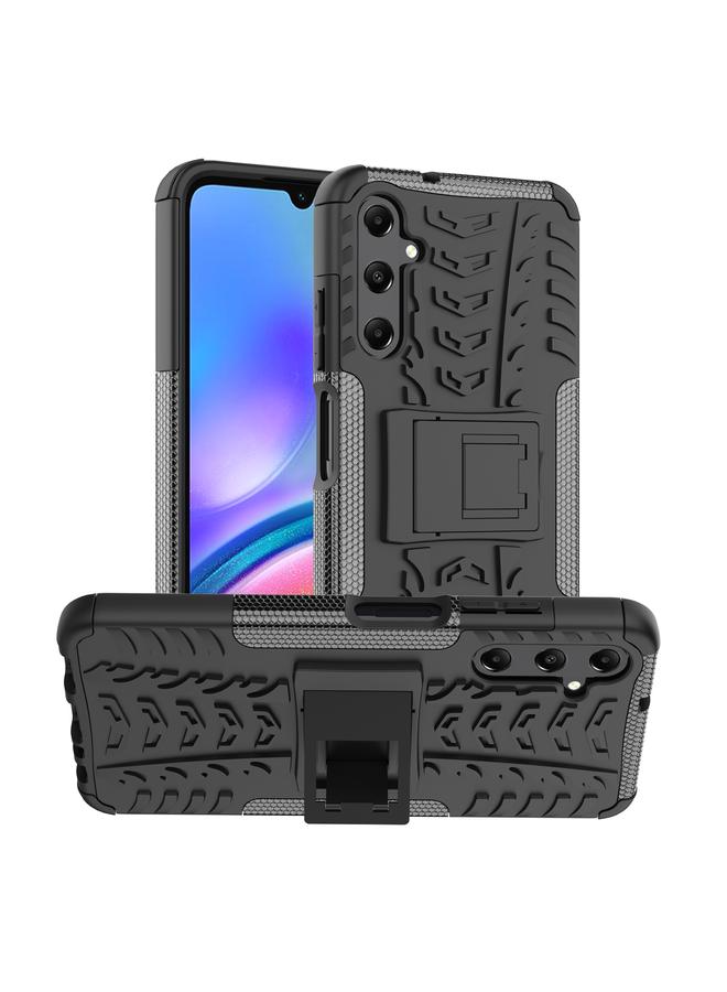 S-TOP Case For Samsung Galaxy A05s Tire Texture TPU + PC Phone Case with Holder - Image 1