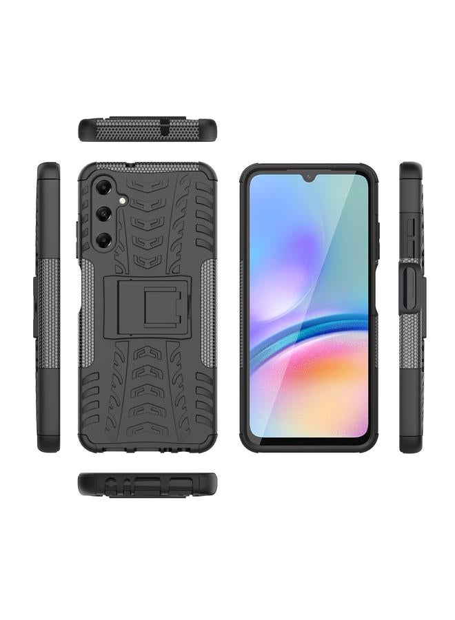 S-TOP Case For Samsung Galaxy A05s Tire Texture TPU + PC Phone Case with Holder - Image 2