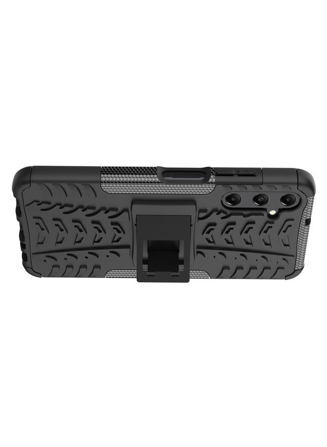 S-TOP Case For Samsung Galaxy A05s Tire Texture TPU + PC Phone Case with Holder - Image 5