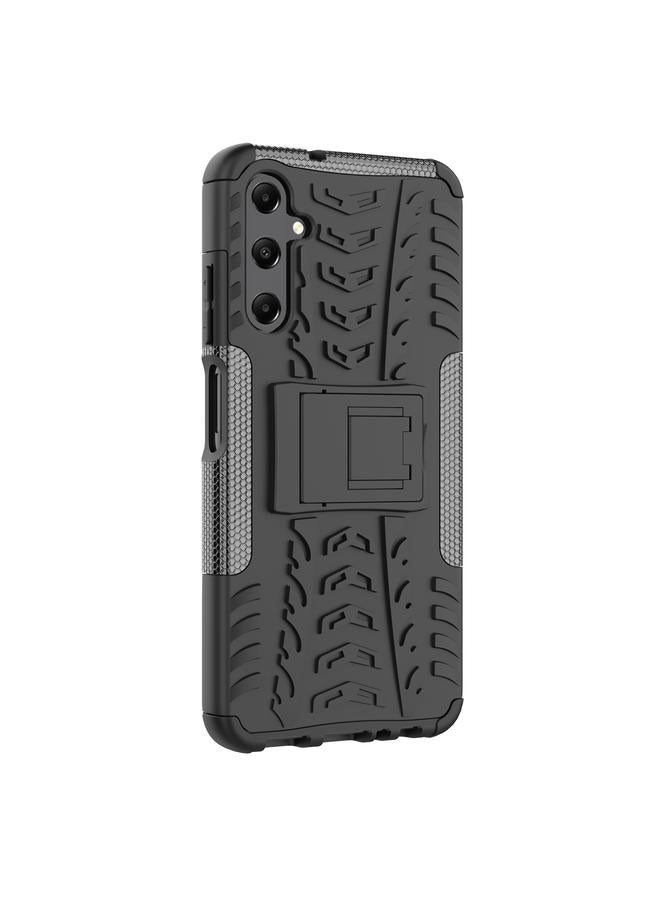 S-TOP Case For Samsung Galaxy A05s Tire Texture TPU + PC Phone Case with Holder - Image 3