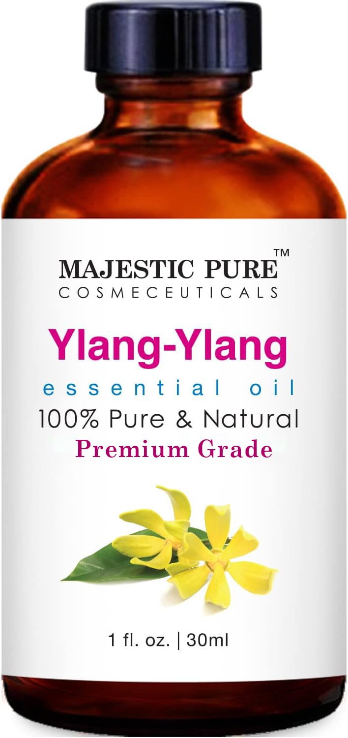MAJESTIC PURE Ylang Ylang Essential Oil | 100% Pure and Natural Ylang Ylang Oil | Premium Grade Essential Oils for Hair Care, Home Diffusers, Skin, Aromatherapy, Massage and Humidifiers | 1 Fl Oz - Image 5