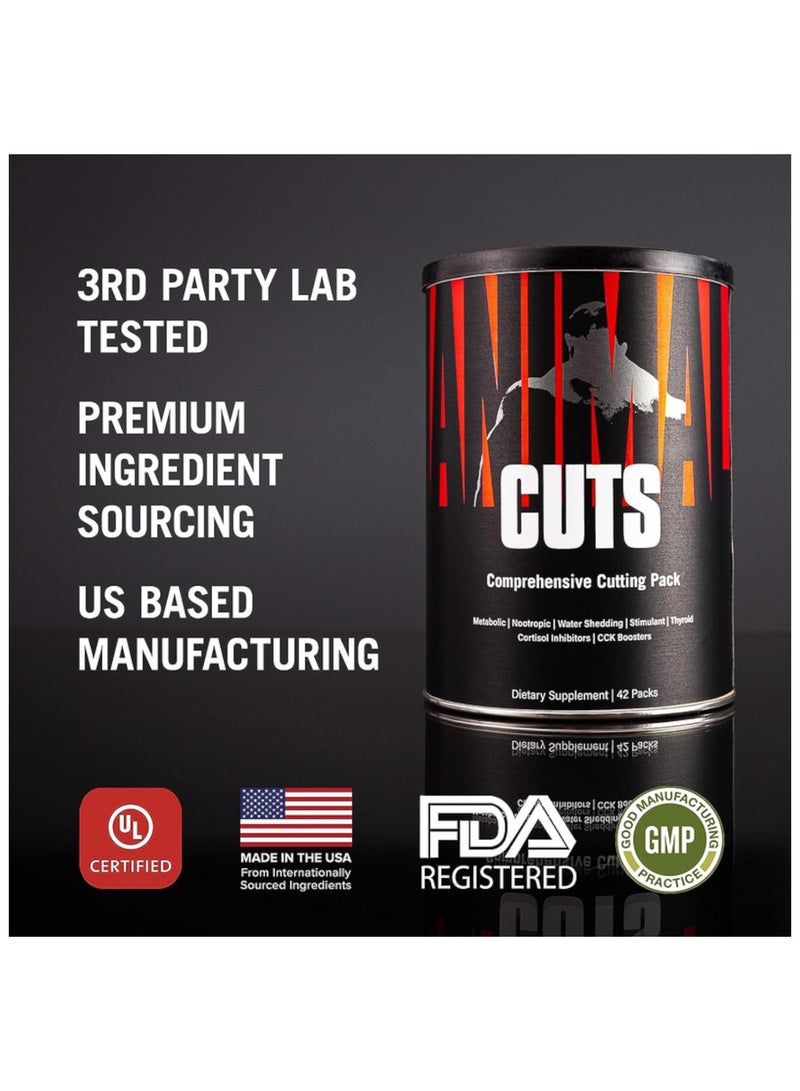 UNIVERSAL NUTRITION Animal Cuts Comprehensive Cutting Pack, 42 Packs - Image 5