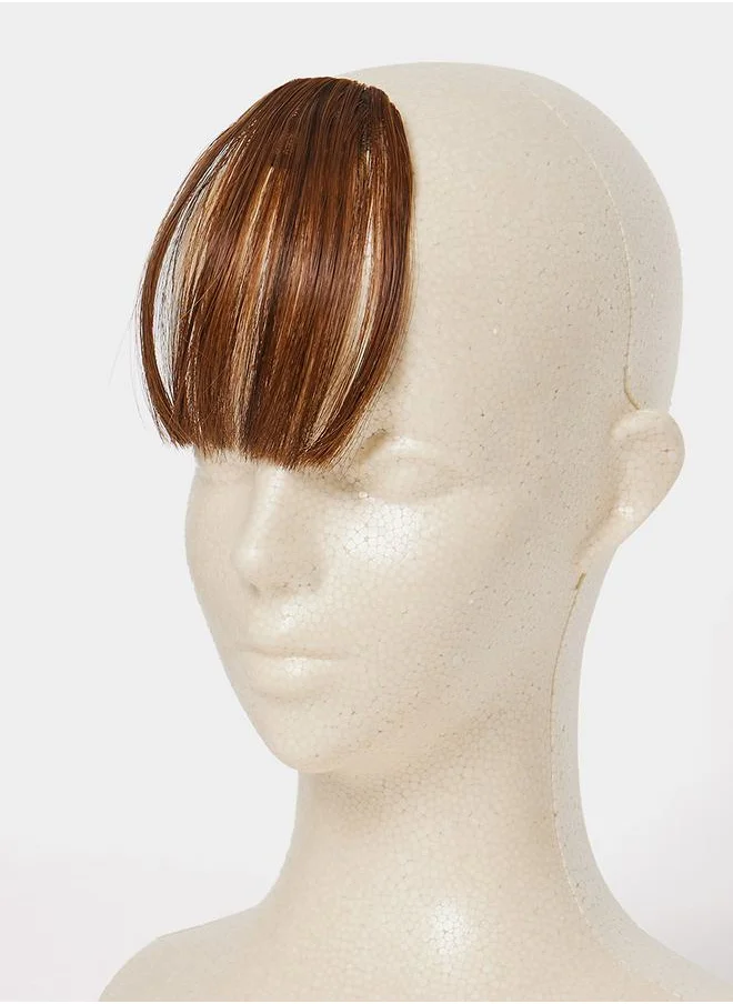 Styli Clip-On Brown Front Wig Bangs