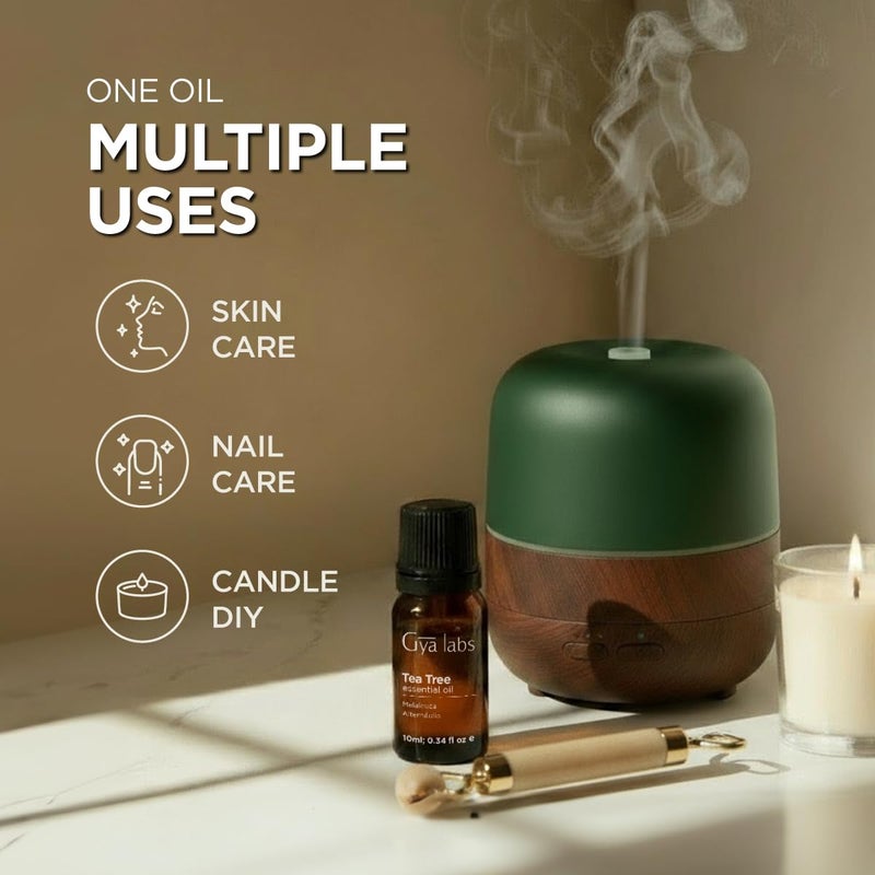 Gya Labs Australian Tea Tree Essential Oil - 0.34 Fl Oz - for Hair, Skin, Diffuser, Aromatherapy & DIY Candle Making Scent - Image 5