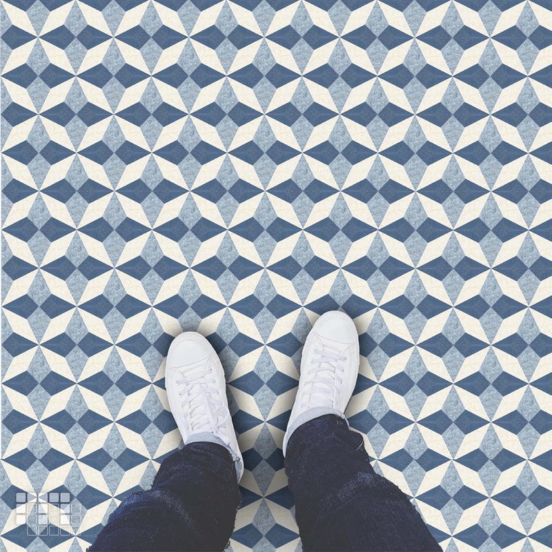 MOSAICOWALL Mosaicowall DIY Peel and Stick Self Adhesive Floor Tiles for Kitchen Living Room Matte Flooring Tile FST0126 X 6 Inches 12 Pcs  - Image 3