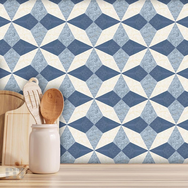 MOSAICOWALL Mosaicowall DIY Peel and Stick Self Adhesive Floor Tiles for Kitchen Living Room Matte Flooring Tile FST0126 X 6 Inches 12 Pcs  - Image 5