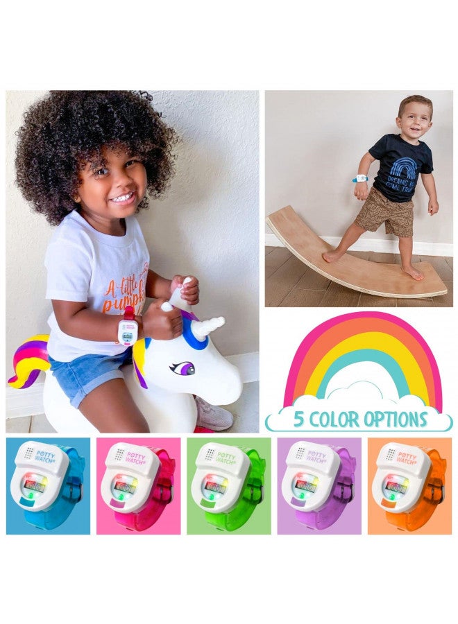 POTTY TIME Potty Watch for Kids Potty Training - Potty Training Watch with 3 Fun Flashing Lights and Music - Water-Resistant Watch - Potty Watch Remind Kids Every 30, 60 or 90 Minutes - Blue - Image 3