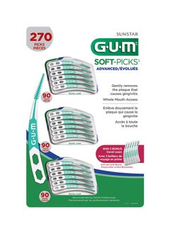 SUNSTAR Gum Soft-Picks Advanced Dental Picks (Pack of 270)  - Image 1